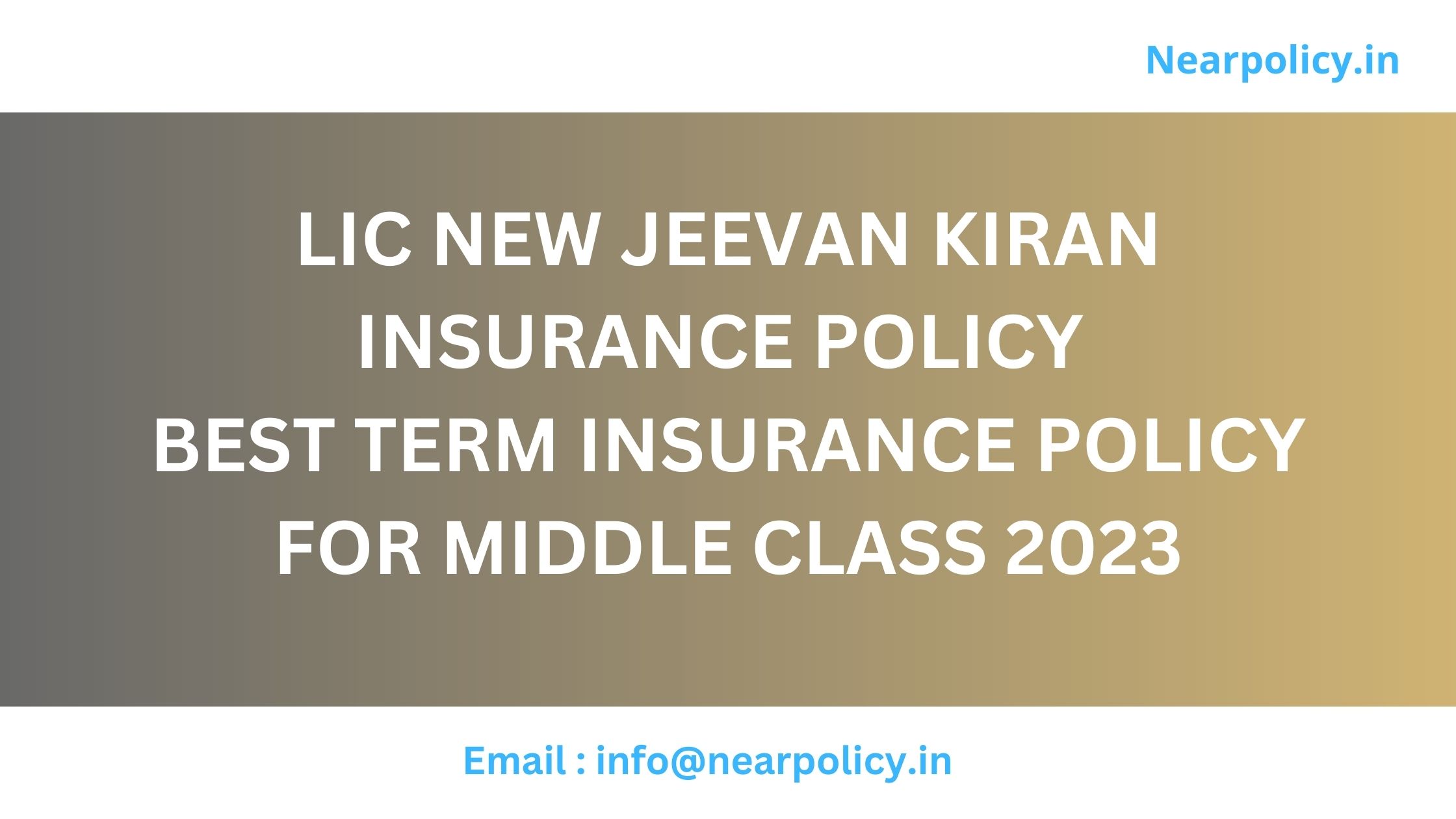 lic jeevan kiran policy